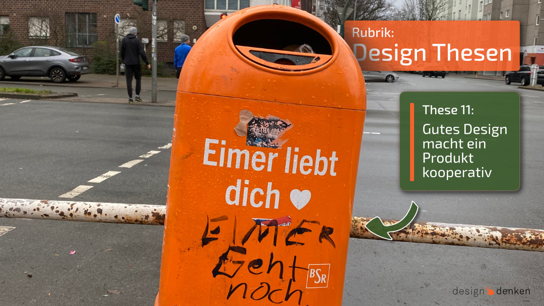 Die 11. Design These: Eimer geht noch!